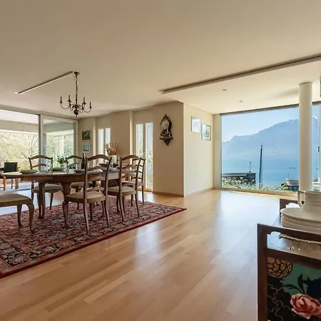 Lakeside-apartment-1 Grand Familial Avec Terrasses Et Vue Panoramique 브베
